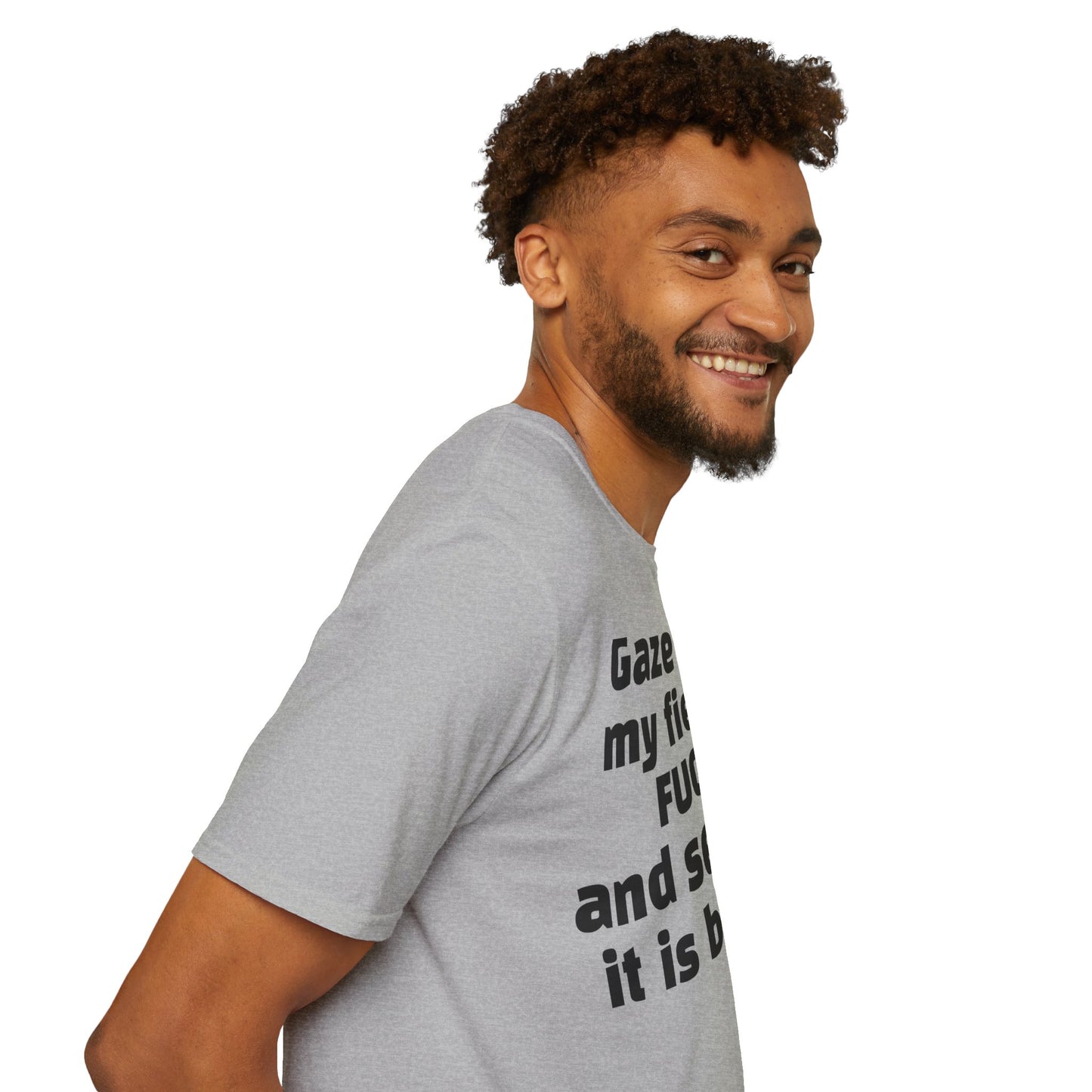 Zero Fucks Given: 'Gaze Upon My Field of Fucks' - Bold Attitude Tee for Rebels & Non-Conformists
